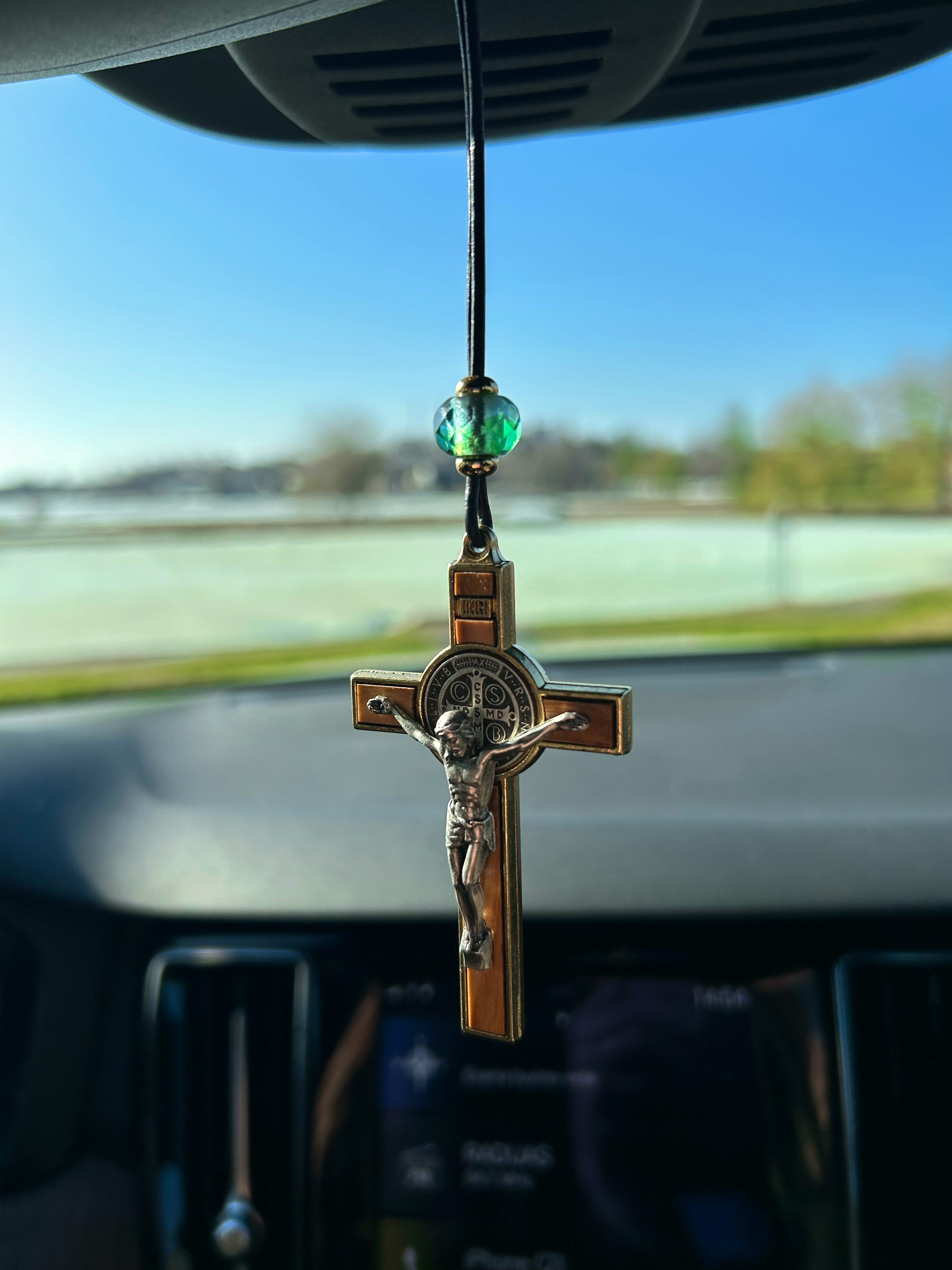 Saint Benedict Crucifix for Car/Desktop