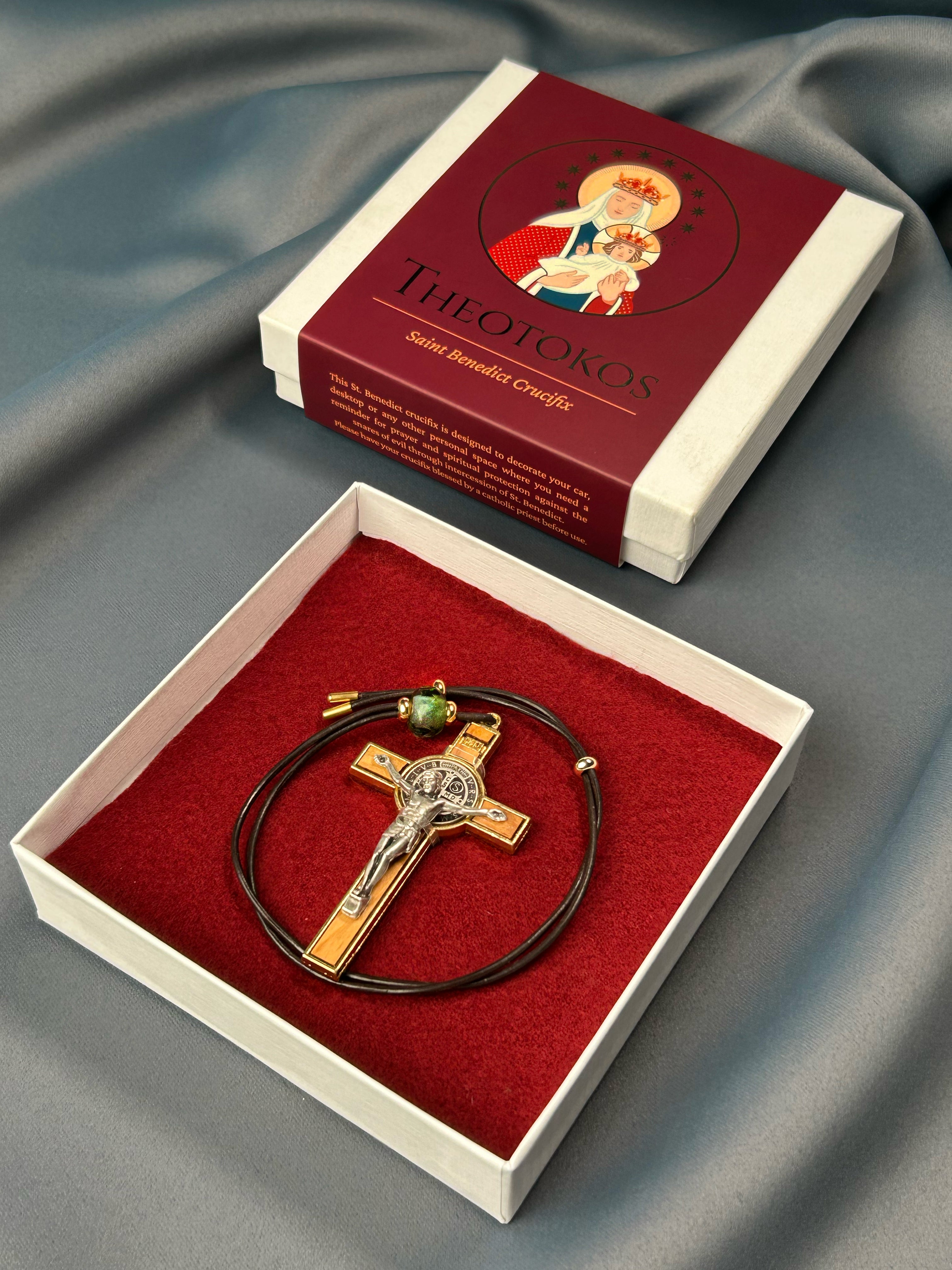 Saint Benedict Crucifix for Car/Desktop