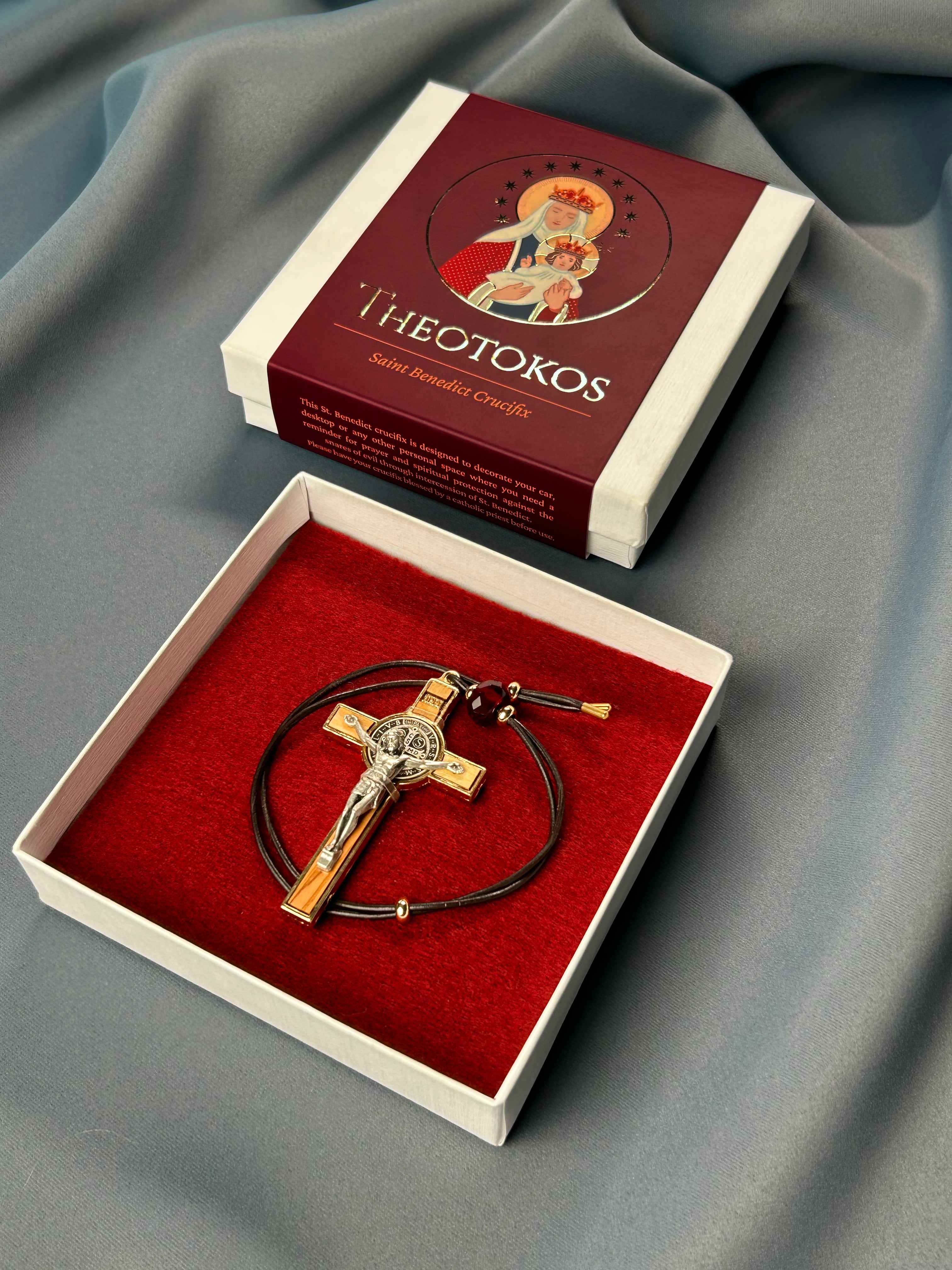 Saint Benedict Crucifix for Car/Desktop